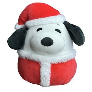 Squishmallows Peanuts Snoopy in Santa Suit 10" Plush Squish 2022